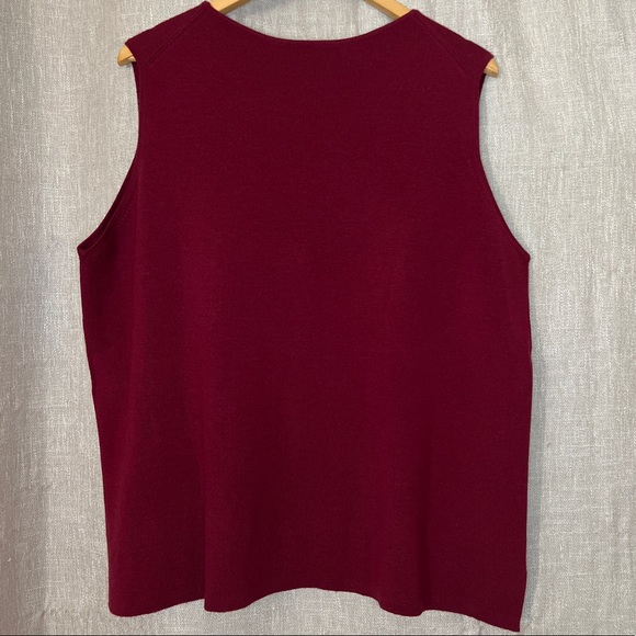 Eileen Fisher Classic Tank Tops Burgundy and Red size 2X - Picture 5 of 14